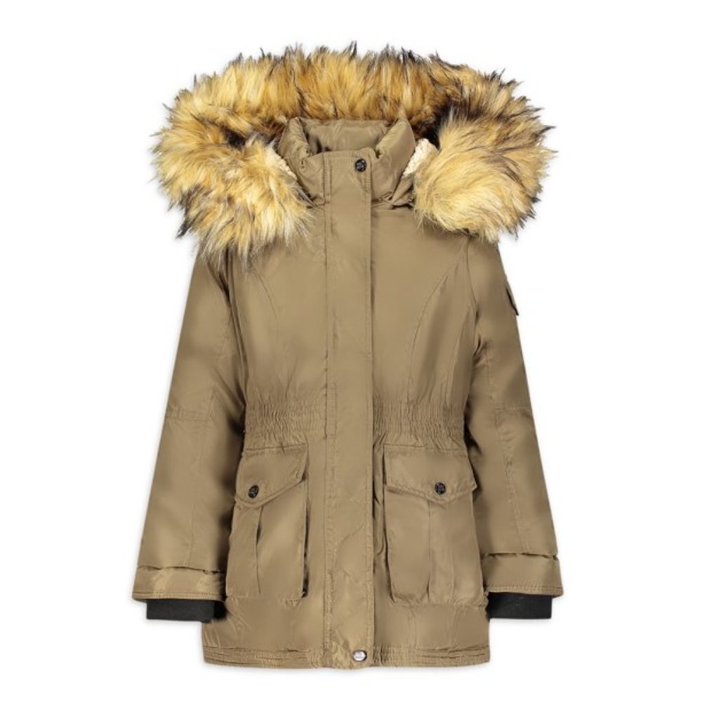 Steve Madden Heavyweight Anorak Jacket w/ Fur Hood